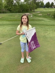 Gretas 1st Golf Round at Walters Ridge
